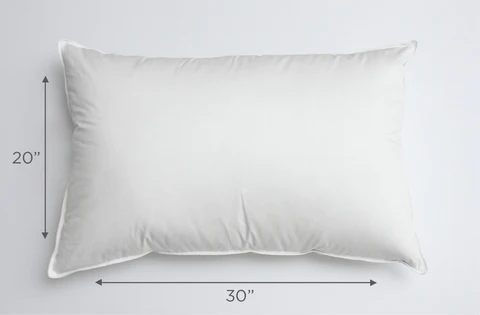 Queen bed pillow size